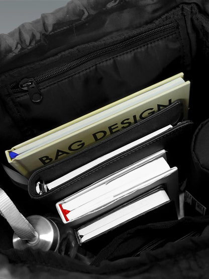 SAIGONSWAGGER® Nylon Cargo Backpack - Trendy Everyday School & Travel Bag with Laptop Protection