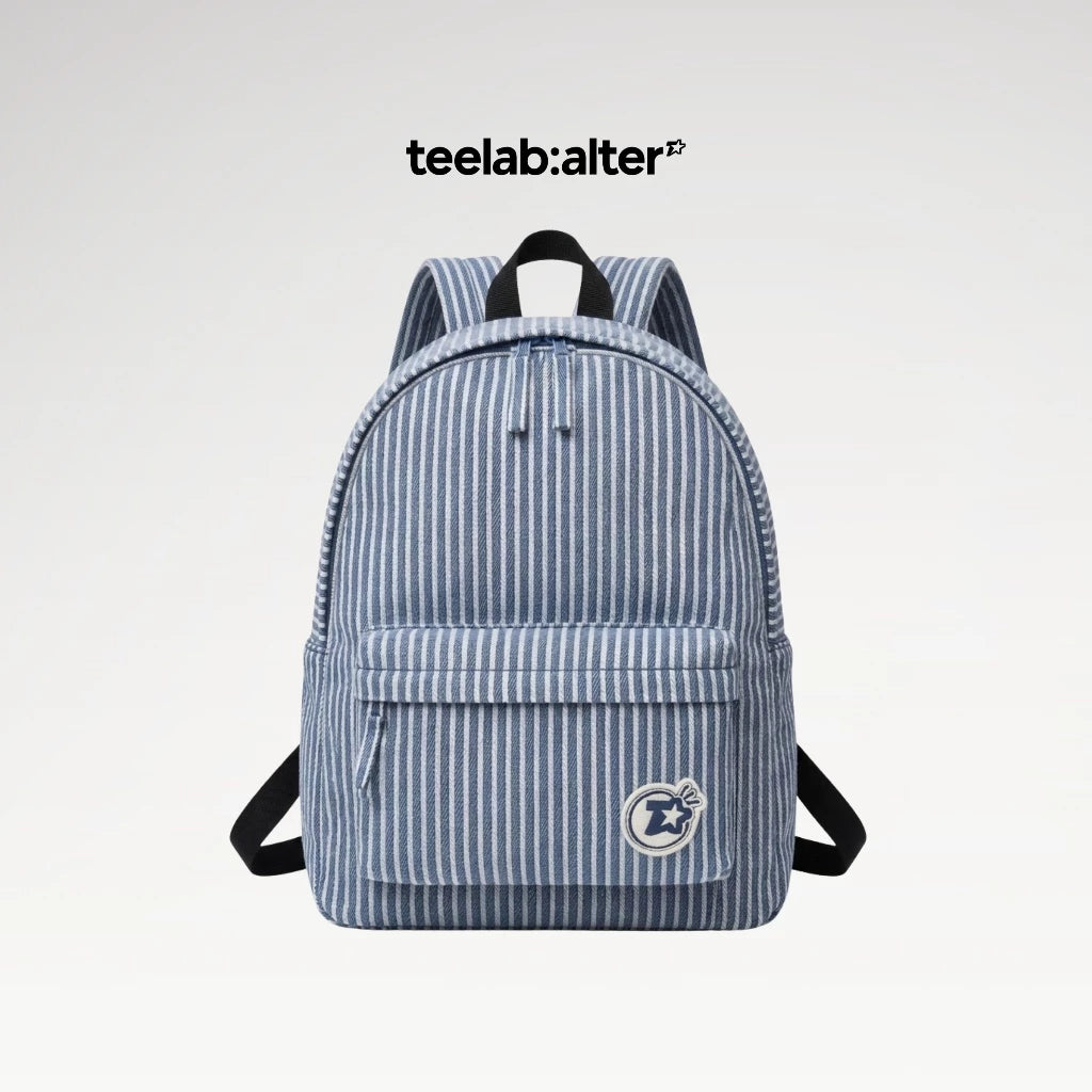 Teelab Alter Oversized Striped Ti Star Backpack AC115