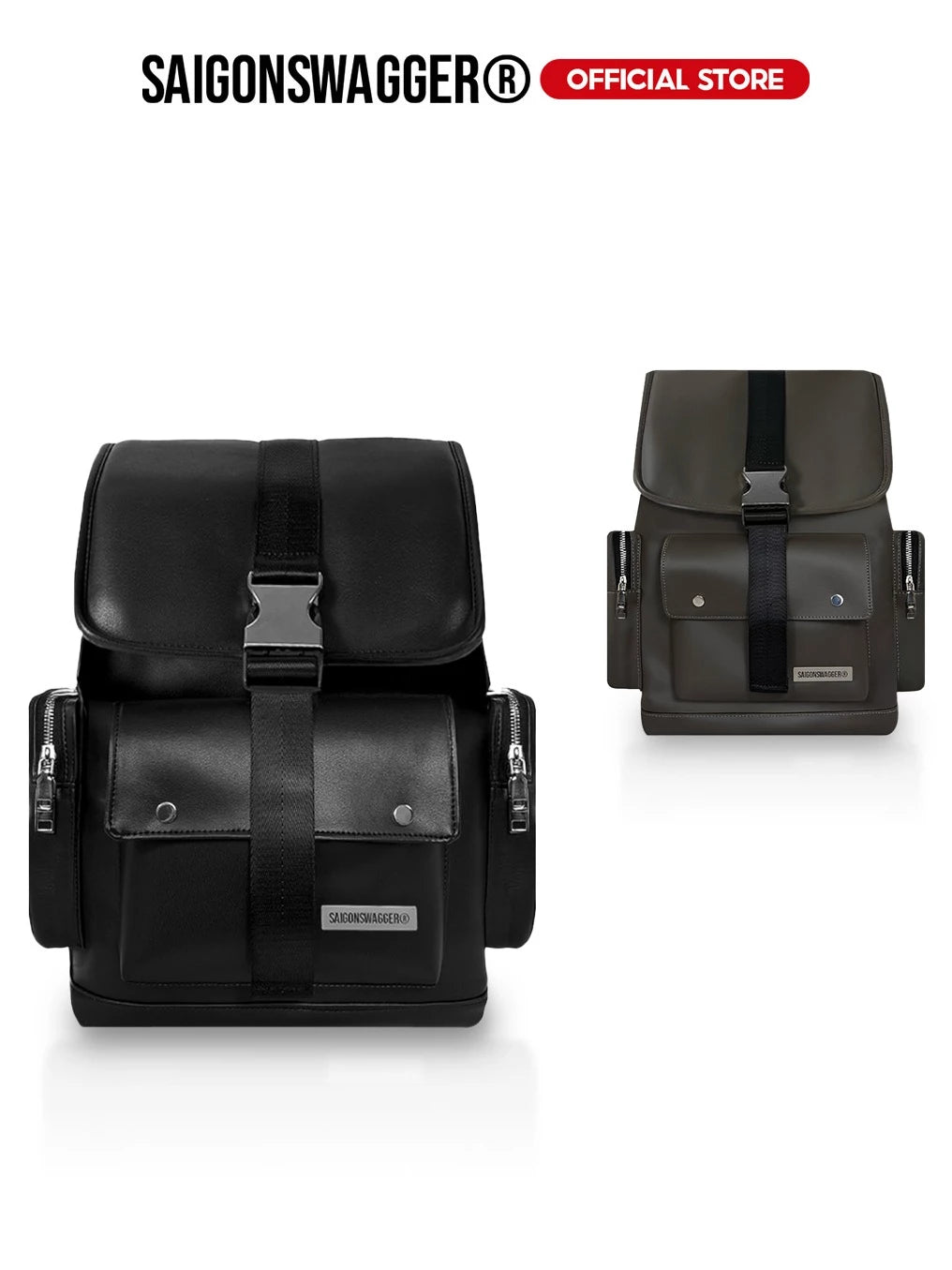 SAIGON SWAGGER® SGS LUNE NOMAD BACKPACK - Premium Leather Backpack for Men & Women